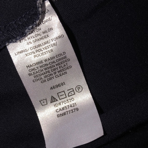 Ann Taylor size medium navy blue cozy dress - Picture 5 of 5